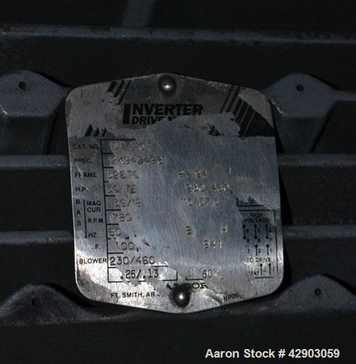 Used Kawasaki Kryptron Eddy Mill, driven by a 50 hp, 3/60/230/460 volt, 1780 rpm motor.