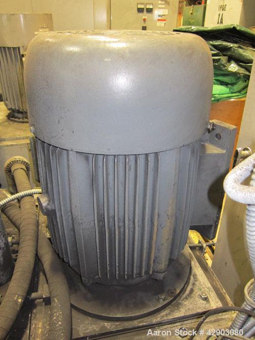 Used Kawasaki Kryptron Eddy Mill, driven by a 50 hp, 3/60/230/460 volt, 1780 rpm motor.