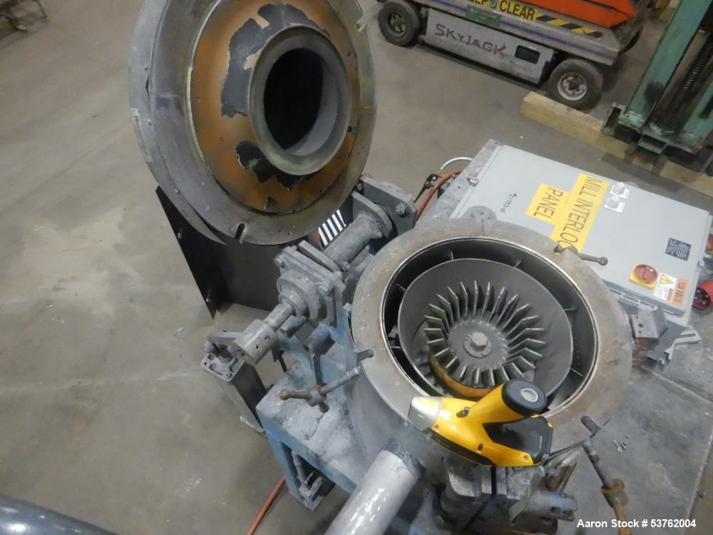 Used PPS Kemutec Model 5 CMT Air Classifier Mill System with Cyclones, Dust Collector & 50 HP Blower