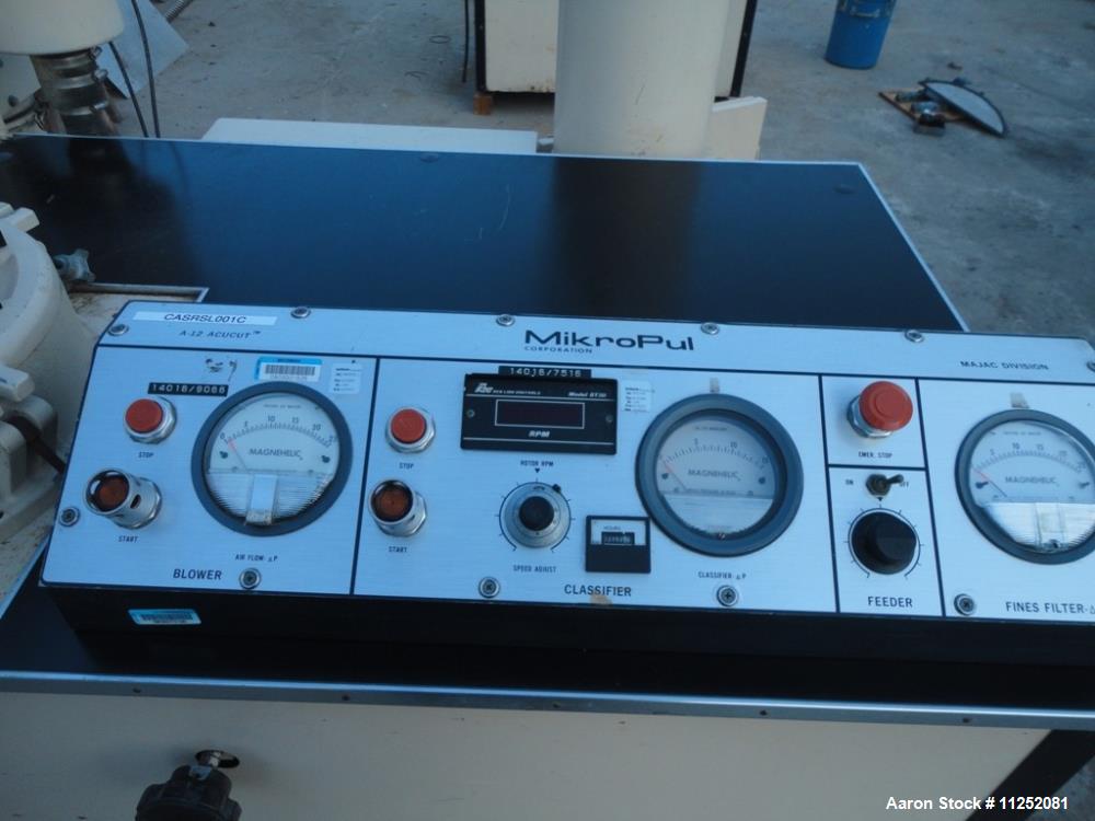 Used Majac Donaldson Acucut Classifier. Model A-12
