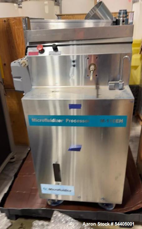 Used Microfluidics Microfluidizer  Model M-110EH / M-110EH-30, Stainless stee.