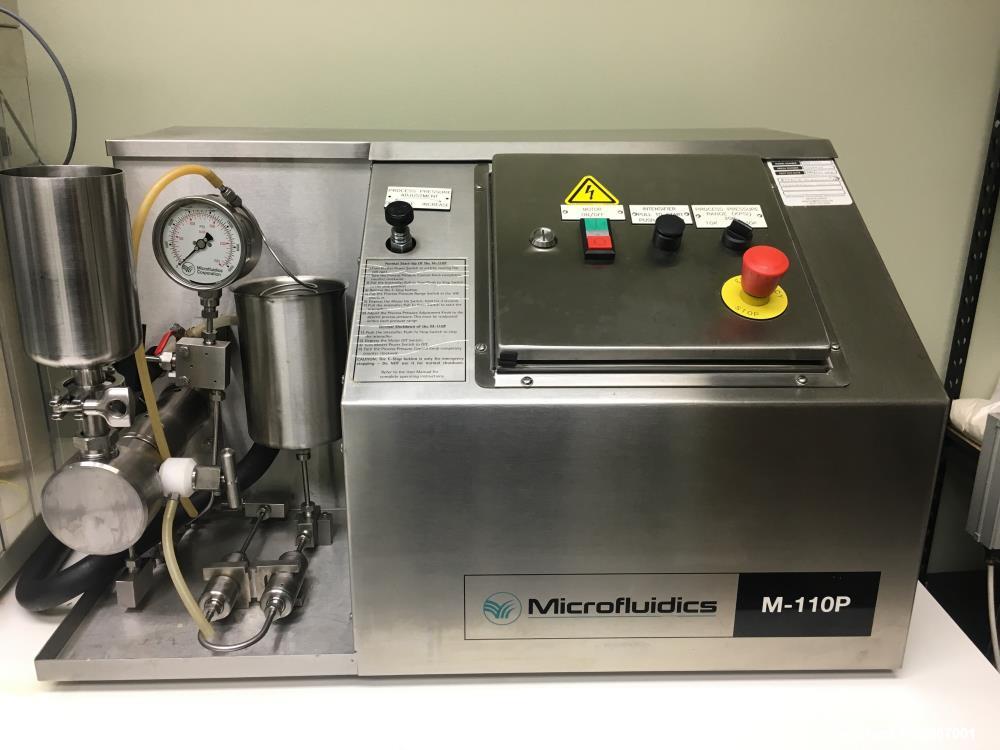 Used Microfluidics Lab Scale M-110P Microfluidizer
