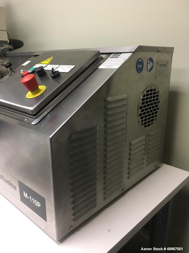 Used Microfluidics Lab Scale M-110P Microfluidizer