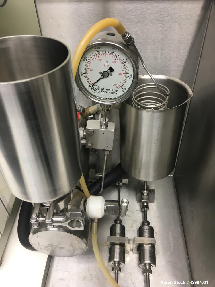 Used Microfluidics Lab Scale M-110P Microfluidizer