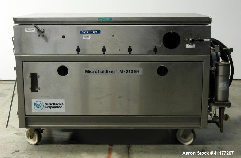 Used Microfluidics Pilot Scale Microfluidizer Processor