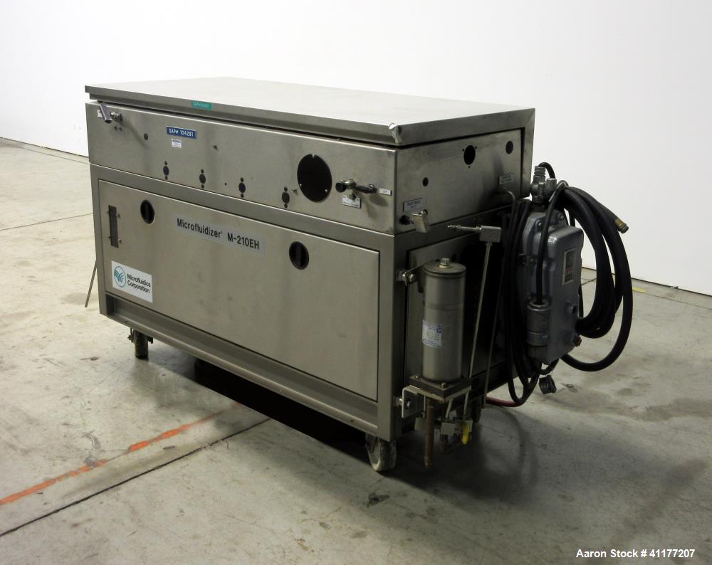 Used Microfluidics Pilot Scale Microfluidizer Processor
