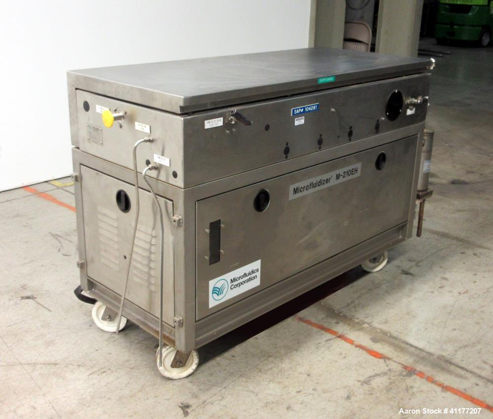 Used Microfluidics Pilot Scale Microfluidizer Processor