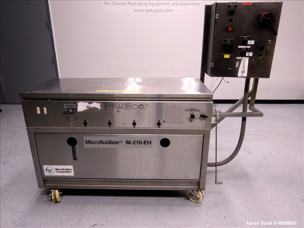Used Microfluidics Model M-210EH Microfluidizer