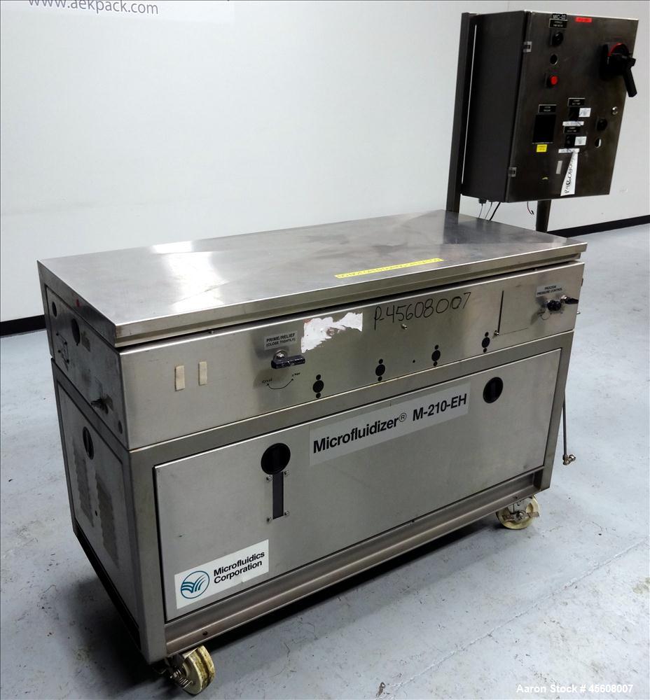 Used Microfluidics Model M-210EH Microfluidizer