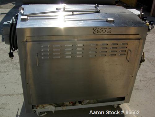 Used Microfluidics Lab Microfluidizer Electric-Hydraulic Processor, Model M140K, 304 Stainless Steel. Unit designed for high shear rates, maximizing the energy per unit fluid volume resulting in unif...