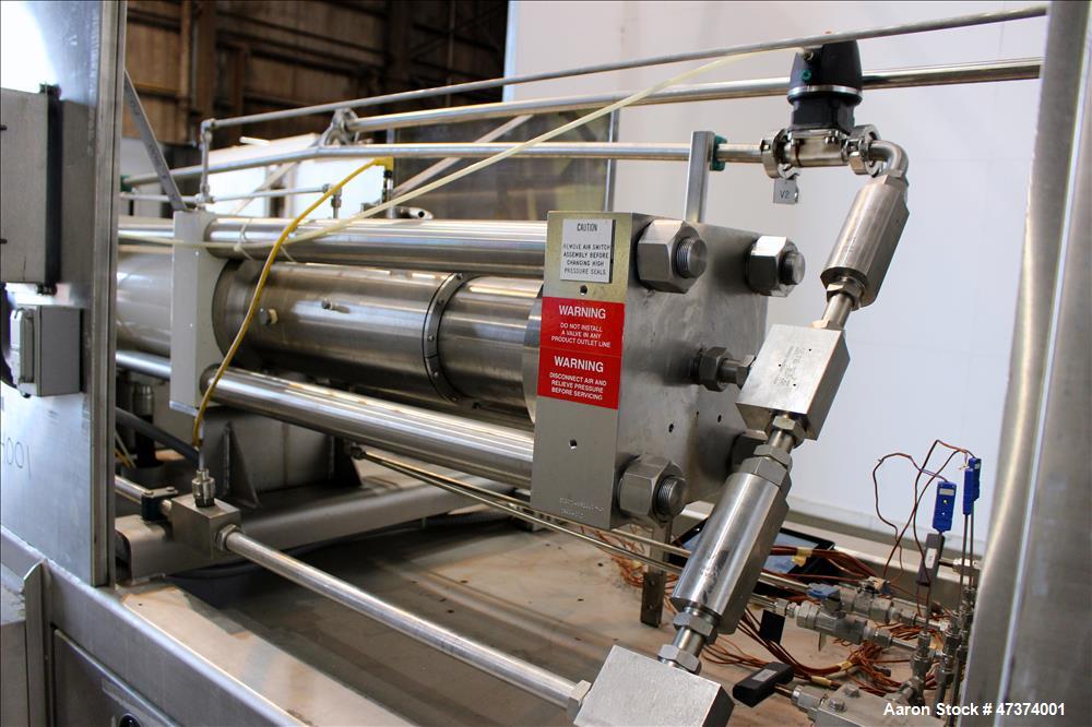 Used Microfluidics Series Production Microfluidizer, Model M610-100, Stainless