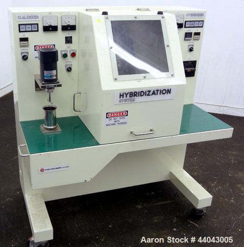 Used Nara Machinery Hybridization System, Model NHS-0, 304 Stainless Steel. Consists of (1) Model O.M. Dizer, approximate capacity 60 gram batch, 80-1600 rpm. Designed for powder mixing with an agita...
