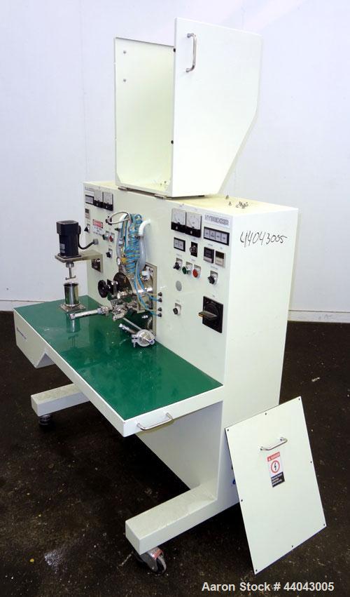 Used Nara Machinery Hybridization System, Model NHS-0, 304 Stainless Steel. Consists of (1) Model O.M. Dizer, approximate capacity 60 gram batch, 80-1600 rpm. Designed for powder mixing with an agita...