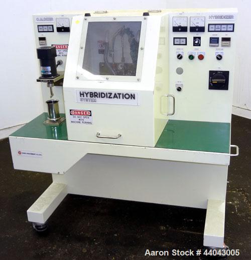 Used Nara Machinery Hybridization System, Model NHS-0, 304 Stainless Steel. Consists of (1) Model O.M. Dizer, approximate capacity 60 gram batch, 80-1600 rpm. Designed for powder mixing with an agita...