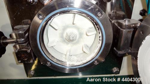 Used Nara Machinery Hybridization System, Model NHS-0, 304 Stainless Steel. Consists of (1) Model O.M. Dizer, approximate capacity 60 gram batch, 80-1600 rpm. Designed for powder mixing with an agita...