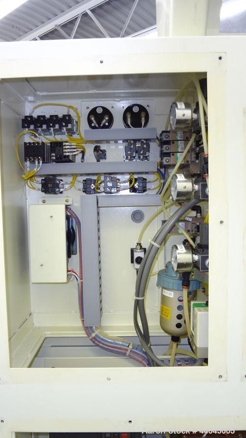Used Nara Machinery Hybridization System, Model NHS-0, 304 Stainless Steel. Consists of (1) Model O.M. Dizer, approximate capacity 60 gram batch, 80-1600 rpm. Designed for powder mixing with an agita...