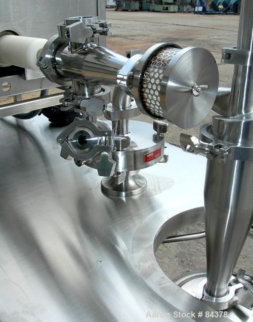 Used Sturtevant Sanitary Micronizer, Model 4SDM, Sanitary Design, 304 stainless steel. 4" diameter chamber. Requires 55 compressed air/gas scfm. Approximate 2-40 pounds an hour capacity. Includes an ...