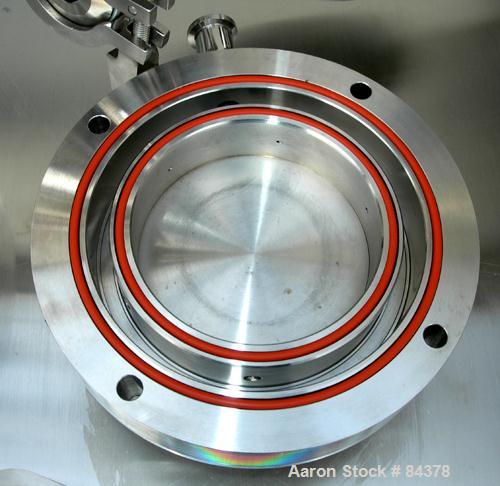 Used Sturtevant Sanitary Micronizer, Model 4SDM, Sanitary Design, 304 stainless steel. 4" diameter chamber. Requires 55 compressed air/gas scfm. Approximate 2-40 pounds an hour capacity. Includes an ...