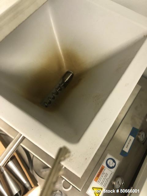 Used Sturtevant Mill, 4", Micronizer, Model OM2,  Stainless steel.  Open Manifold design. Options: Portable Stainless steel table with air controls, Volumetric Feeder with controller, conical bag hol...