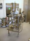 Used Hosokawa Alpine Spiral Jet Mill, Model 100 AS, 316 Stainless Steel. (1) Ktron volumetric feeder with lump breaker, model K2MVS60, feeder hopper, cyclone fines collector, single bag dust collecto...