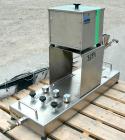 USED: Fluid Energy Aljet mill, 316 stainless steel. Top feed with hopper. 2