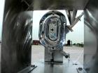 USED: Fluid Energy Aljet mill, 316 stainless steel. Top feed with hopper. 2
