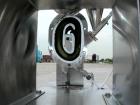 USED: Fluid Energy Aljet mill, 316 stainless steel. Top feed with hopper. 2