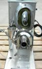 USED: Fluid Energy Aljet mill, 316 stainless steel. Top feed with hopper. 2