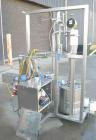 Used Alpine Bed Opposed Jet Mill, Model 140AFG.  316 Stainless steel, 10.7 liter jacketed chamber rated 2.3 bar at 123 deg C (33 psi at 253 deg F).  (1) Horizontal design classifying wheel driven by ...