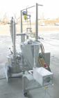 Used Alpine Bed Opposed Jet Mill, Model 140AFG.  316 Stainless steel, 10.7 liter jacketed chamber rated 2.3 bar at 123 deg C (33 psi at 253 deg F).  (1) Horizontal design classifying wheel driven by ...