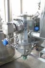 Used Alpine Bed Opposed Jet Mill, Model 140AFG.  316 Stainless steel, 10.7 liter jacketed chamber rated 2.3 bar at 123 deg C (33 psi at 253 deg F).  (1) Horizontal design classifying wheel driven by ...