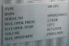 Used Alpine Bed Opposed Jet Mill, Model 140AFG.  316 Stainless steel, 10.7 liter jacketed chamber rated 2.3 bar at 123 deg C (33 psi at 253 deg F).  (1) Horizontal design classifying wheel driven by ...