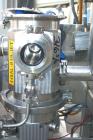 Used Alpine Bed Opposed Jet Mill, Model 140AFG.  316 Stainless steel, 10.7 liter jacketed chamber rated 2.3 bar at 123 deg C (33 psi at 253 deg F).  (1) Horizontal design classifying wheel driven by ...