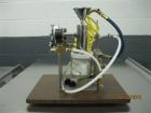 Used Glen Mills 2'' Laboratory Jet Mill, Stainless Steel. Bench top design, size reduction 10 microns and below with cyclone and collection jar.