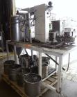 Used Alpine Fluidized Bed Opposed Jet Mill System, type 100AFG, 321 stainless steel, consisting of: (1) Alpine jet mill, model 100AFG, throughput rate approximately 1 to 25 kg/hr. Includes a classify...
