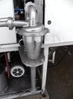 Used Alpine Fluidized Bed Opposed Jet Mill System, type 100AFG, 321 stainless steel, consisting of: (1) Alpine jet mill, model 100AFG, throughput rate approximately 1 to 25 kg/hr. Includes a classify...