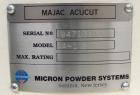 Used Micron Powder Systems Model A-12 Acucut Air Classifier