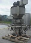 USED: Hosokawa-Micron jet stainless steel pulverizer, model MJ-7-4with model MS-4 separator/classifiers, 6 high pressure jet nozzles,4