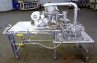 Used Jet Pulverizer Micron-Master Jet Mill, Size 12.  304 Stainless steel and tungsten carbide product contact areas. 12” Diameter chamber, typical feed rate 25-250 pounds an hour, air required 225 S...