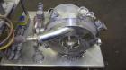 Used Jet Pulverizer Micron-Master Jet Mill, Size 12.  304 Stainless steel and tungsten carbide product contact areas. 12” Diameter chamber, typical feed rate 25-250 pounds an hour, air required 225 S...