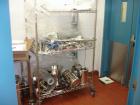 Used Jetpharma Jet Mill, Model MCJETMILL 50, Stainless Steel. Approximately 4’’ diameter. Rated .05-5 kg/hr, batch size 3g-20kg. Unit includes a Ktron twin screw feeder mounted in Isolation Solutions...