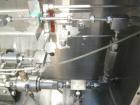 Used Microfluidics Lab Microfluidizer Electric-Hydraulic Processor, Model M140K, 304 Stainless Steel. Unit designed for high shear rates, maximizing the energy per unit fluid volume resulting in unif...