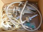 Used Microfluidics Lab Microfluidizer Electric-Hydraulic Processor, Model M140K, 304 Stainless Steel. Unit designed for high shear rates, maximizing the energy per unit fluid volume resulting in unif...