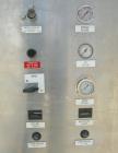 USED: Microfluidics Series Production Microfluidizer, Model M610-100, stainless steel. Electrically driven, dual plunger, hydraulic intensifier pump to pressurize the process stream. Unit designed fo...
