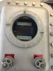 Used Microfluidics Series Production Microfluidizer, Model M610-100. Stainless steel. Electrically driven, dual plunger, hydraulic intensifier pump to pressurize the process stream. Unit designed for...