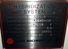 Used Nara Machinery Hybridization System, Model NHS-0, 304 Stainless Steel. Consists of (1) Model O.M. Dizer, approximate capacity 60 gram batch, 80-1600 rpm. Designed for powder mixing with an agita...
