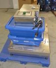 Used Sturtevant SDM4 Micronizer, Stainless Steel. (1) SDM4 table, parts and accessories. (1) Technweigh S5 Volumetric Feeder, 120 Volt, 1 speed, dual drive, digital batch timer, model 5. 1/8hp Motor....