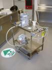 Used Trost 6’’ Jet Mill, Model TX 41585, Stainless Steel. Dual jets on cart with cyclone, serial #71211.