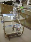 Used Trost 6’’ Jet Mill, Model TX 41585, Stainless Steel. Dual jets on cart with cyclone, serial #71211.