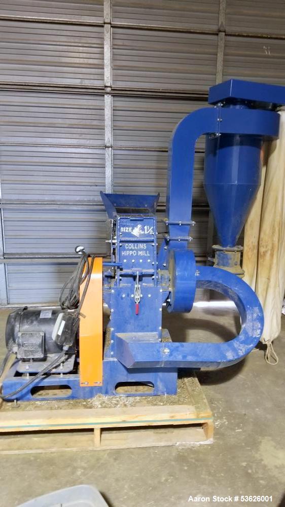 Used Hippo Hammer Mill Model 1.5 – 15 HP Motor, Built 2019